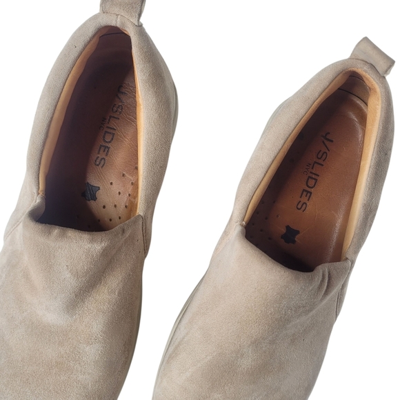 JSLIDES Nipster Suede Slip-on Sneakers In Sand Size 9 - Picture 7 of 8